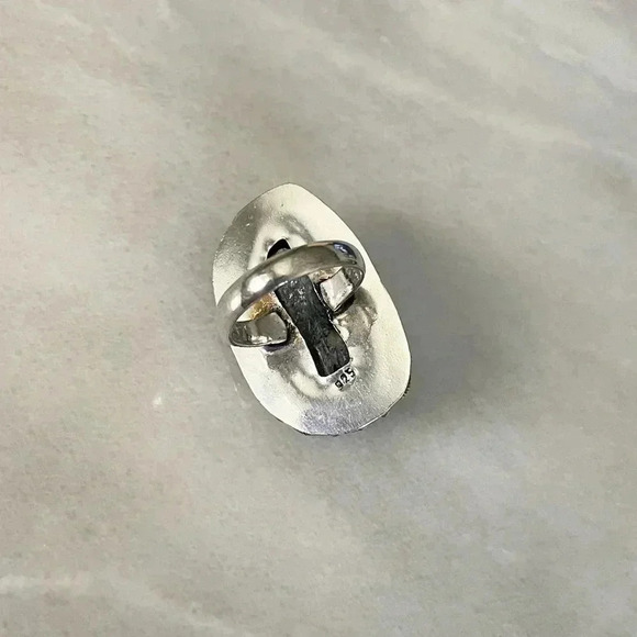 Blue Sodalite Sterling Silver Ring​​ - Picture 5 of 9